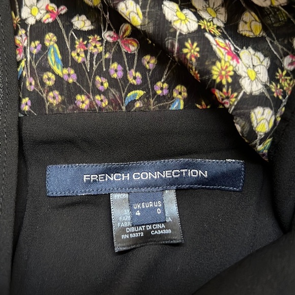 French Connection Hallie Crinkle Floral Print Maxi Dress - Picture 4 of 16